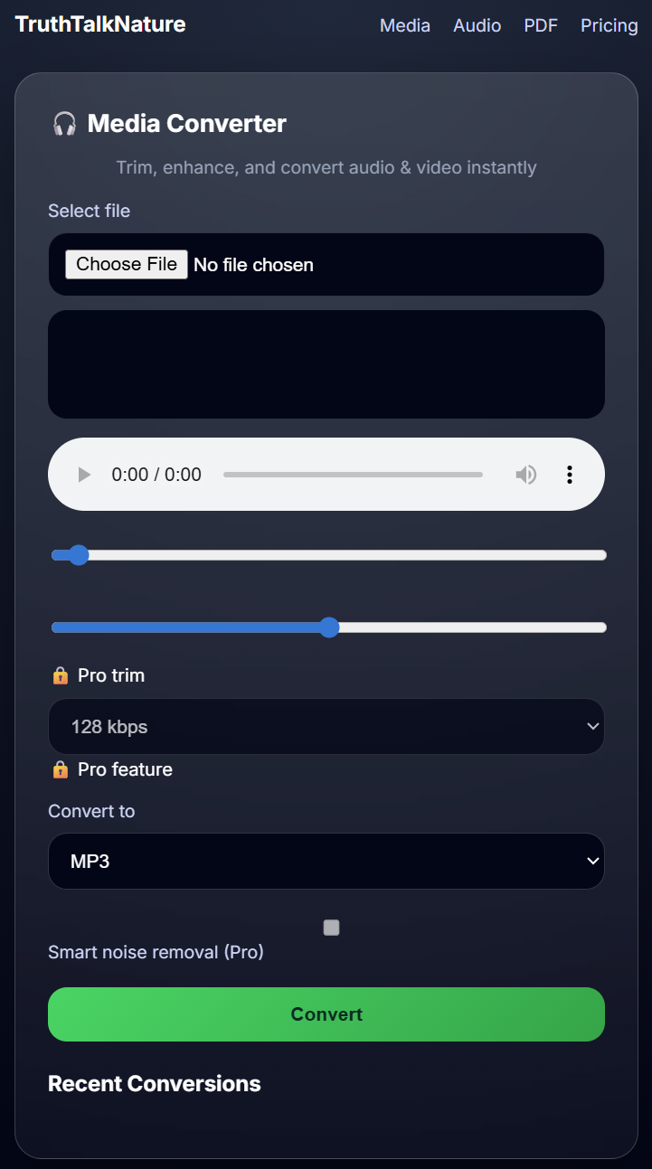 TruthTalkNature Converter